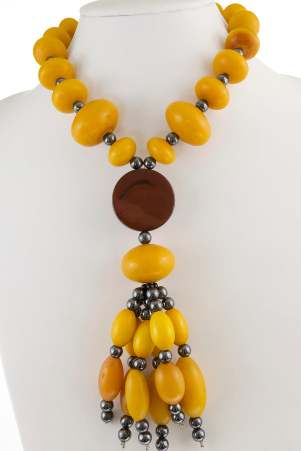 dramatic-amber-hematite-jade-necklace-set