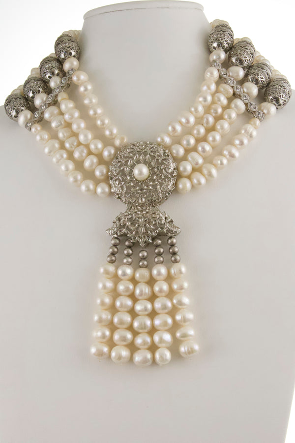 pearl-necklace-set-silver-layered-accessories