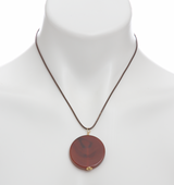 round-brown-agate-pendant-with-leather-cord-necklace