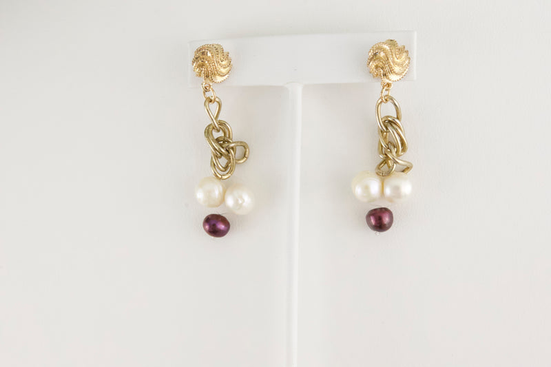 mixed-color-pearl-earrings