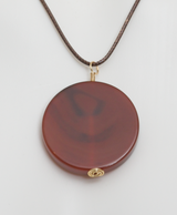 round-brown-agate-pendant-with-leather-cord-necklace