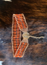 ORANGE CRYSTAL BELT