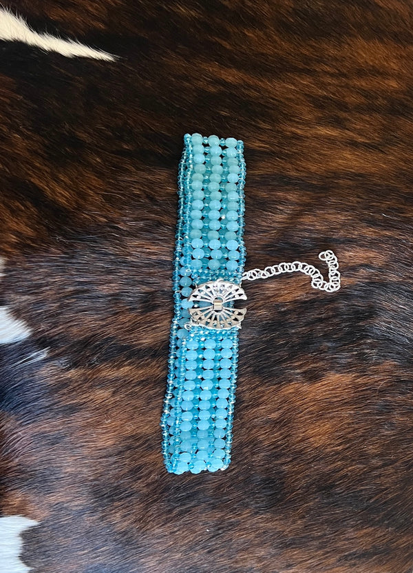 BLUE CRYSTAL BELT