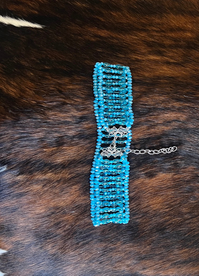 BLUE CRYSTAL BELT