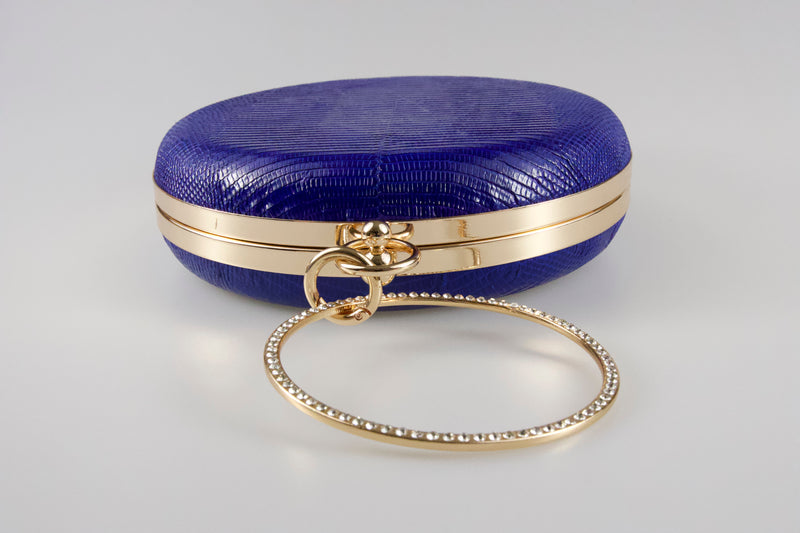 blue-genuine-lizard-round-clutch