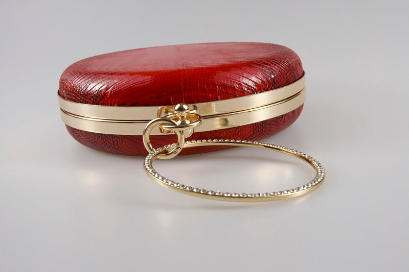 red-brown-genuine-lizard-round-clutch