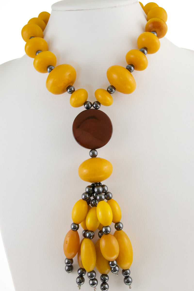 dramatic-amber-hematite-jade-necklace-set