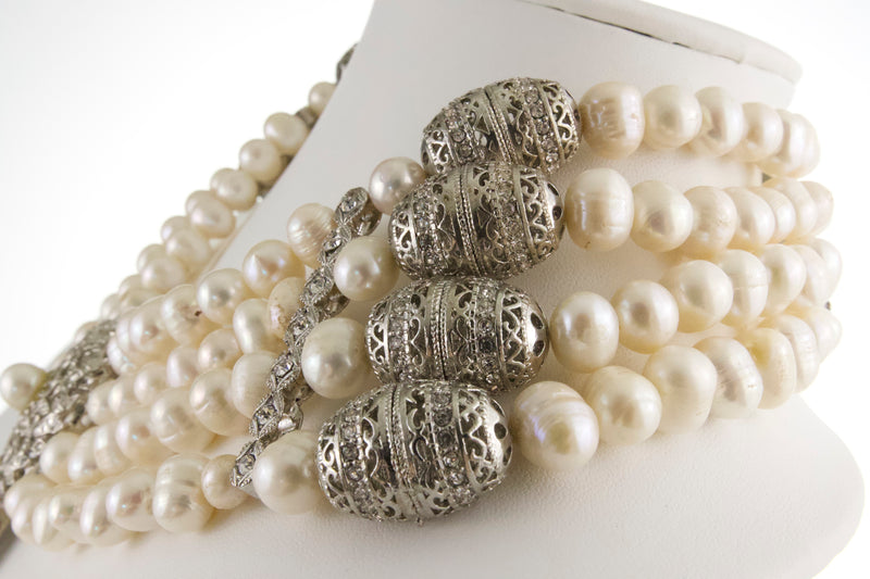 pearl-necklace-set-silver-layered-accessories