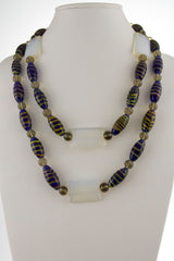 multi-colored-glass-bead-moon-stone-necklace
