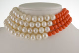 genuine-italian-coral-fresh-water-pearl-choker-set