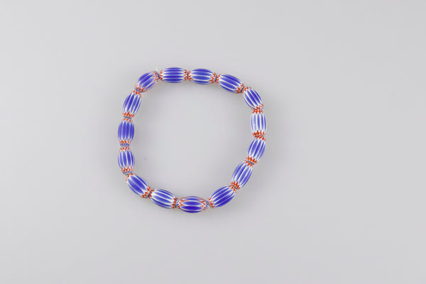 dark-blue-chevron-bead-with-white-stripes-bracelet