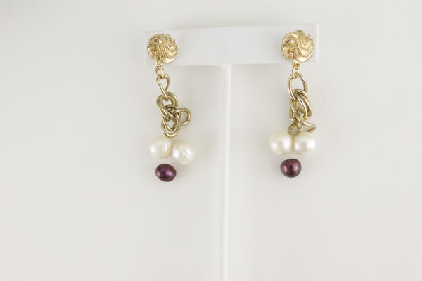 mixed-color-pearl-earrings